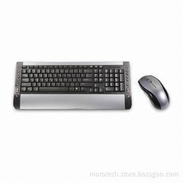 2.4G wireless mouse and splash-proof multimedia keyboard combo, new model